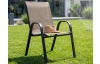 Záhradná stolička Nadja, hnedá