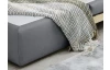 Rozkladacie kreslo Tunis, šedá tkanina