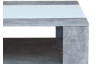 Konferenčný stolík Louis, beton/biela