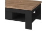 Konferenčný stolík Boston, čierny/dub ribbeck