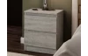 Skrinka /nočný stolík Carlos 402S, šedý beton
