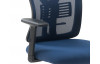Kancelárska stolička Image, modrá látka