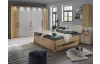 Šatníková skriňa Kanada, 300 cm, dub bianco/šedá