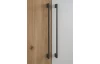 Šatníková skriňa Kanada, 300 cm, dub bianco/šedá