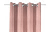Záves Brit 135x245 cm, ružový menčester