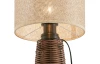 Stolná lampa Straw 40 cm, hnedý ratan