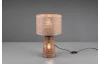 Stolná lampa Straw 40 cm, hnedý ratan