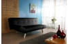 Pohovka Berlin, čierna ekokoža