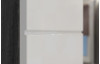 Závesná kúpeľňová skrinka Scout, šedý dub/biela lesk