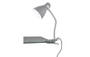 Stolová lampička s klipom Harvey 30 cm, titánová farba