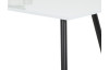 Jedálenský stôl Anika 140x80 cm, biely lesk