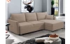 Rohová sedacia súprava Livorno, béžová cappuccino látka