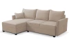 Rohová sedacia súprava Livorno, béžová cappuccino látka
