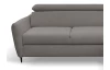Rohová sedacia súprava Othello, myšia šedá látka, pravý roh