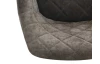 Otočná jedálenská stolička Patti, šedo-hnedá látka