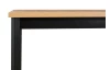 Jedálenský stôl Maxim 120x80 cm, dub artisan/černý