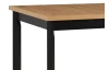 Jedálenský stôl Maxim 120x80 cm, dub artisan/černý