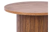 Okrúhly odkladací stolík Seline, 40 cm, dub