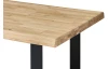 Jedálenský stôl z dubového dreva Chris U, 200x100 cm