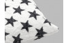Dekoračný vankúš Vanessa 45x45 cm, šedé hvězdy
