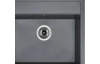 Kuchynský granitový drez Sinks Solo 560, šedý titanium