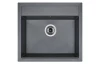 Kuchynský granitový drez Sinks Solo 560, šedý titanium