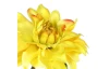 Umelá kvetina Georgína 75 cm, žltá