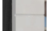 Vysoká kúpeľňová skrinka Scout, šedý dub/biela lesk