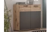 Skrinka Mason 80 cm, dub/šedá