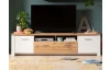 TV skrínka Matera, 209 cm, starý dub/biela