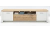 TV skrínka Matera, 209 cm, starý dub/biela