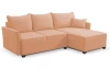 Rohová sedací souprava Livorno, lososová látka
