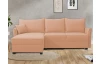 Rohová sedací souprava Livorno, lososová látka