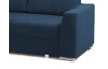 Rohová sedacia súprava Stilo, tmavo modrá látka, ľavý roh