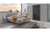 Posteľ s osvetlením Tilburg 180x200 cm, šedá sahara