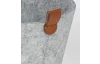 Úložný košík LifeStyle 24 cm, svetlo šedý