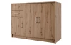 Komoda 3-dverová Universal, 118 cm, dub artisan