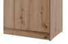 Komoda 3-dverová Universal, 118 cm, dub artisan