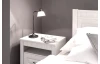 Nočný stolík Atik, biely