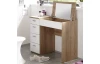 Toaletný/písací stolík Make Up, dub sonoma/biely
