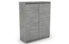 Skrinka Carlos 802D, šedý beton