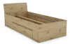 Posteľ so zásuvkami Carlos 90x200, dub artisan