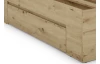 Posteľ so zásuvkami Carlos 90x200, dub artisan