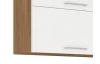 Horná kuchynská skrinka Vigo 80GU-72, dub lancelot / biely lesk, šírka 80 cm