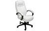 Kancelárske kreslo Stuart, biela ekokoža