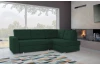 Rohová sedacia súprava Stilo, zelená látka, pravý roh