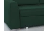 Rohová sedacia súprava Stilo, zelená látka, pravý roh