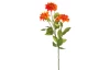 Umelá kvetina Georgína 75 cm, oranžová