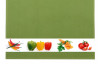Vaflová kuchynská utierka 50x70 cm, zelenina, machovo zelená