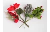 Umelá kvetina Omrznuté vianočné imelo, 34 cm